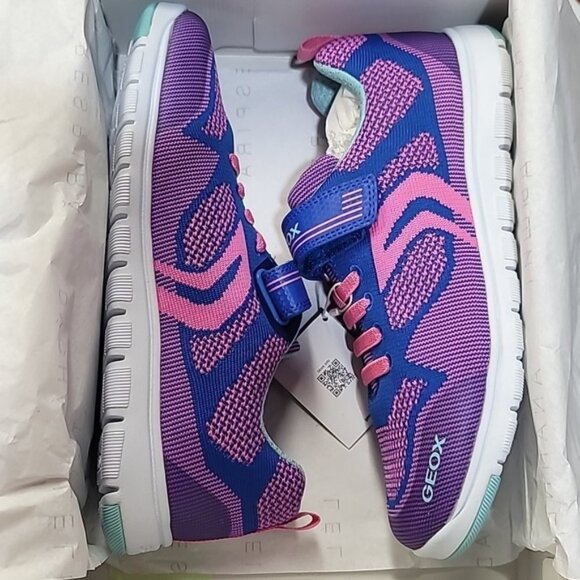 Geox Kids Girls Xunday Sneaker - Picture 2 of 4